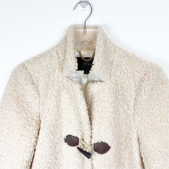 J. Crew | Shearling Sherpa Toggle Coat in Cement - Picture 5 of 13